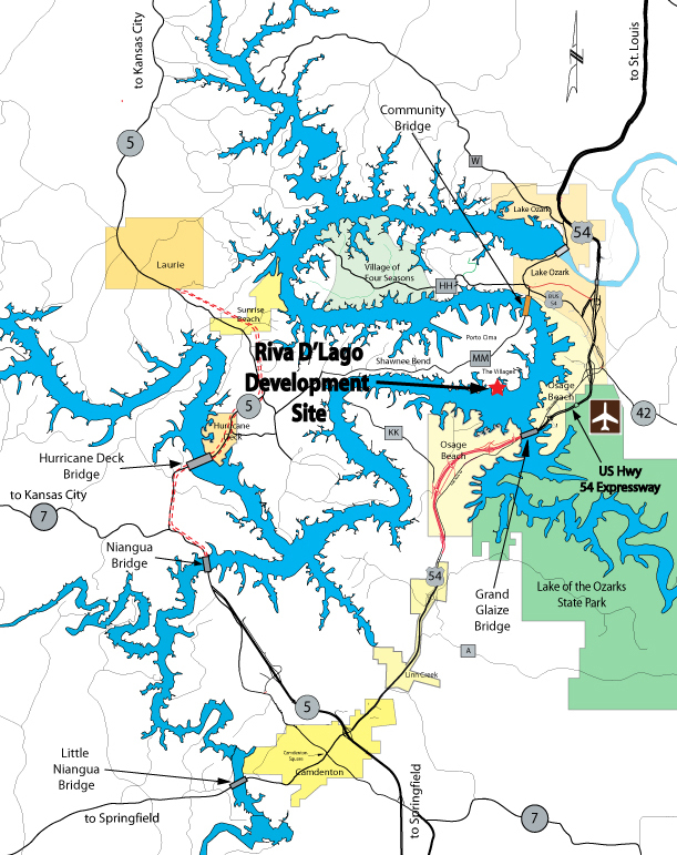 Lake Of The Ozarks Mile Markers Map World Map Atlas