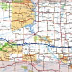 Laminated Map Large Detailed Roads And Highways Map Of