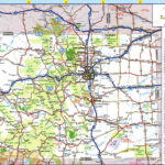 Laminated Map Large Detailed Roads And Highways Map Of