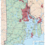 Large Detailed Map Of Rhode Island State With
