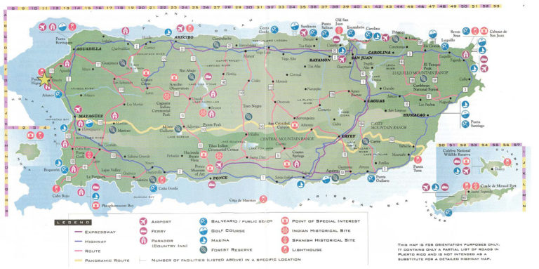 Puerto Rico Map #9
