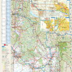 Large Detailed Roads And Highways Map Of Idaho State With