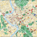 Large Detailed Street Map Of Rome City Center Rome City