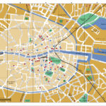 Large Detailed Tourist Map Of Dublin City Center Dublin