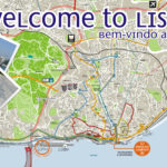 Large Detailed Tourist Map Of Lisbon Vidiani Maps