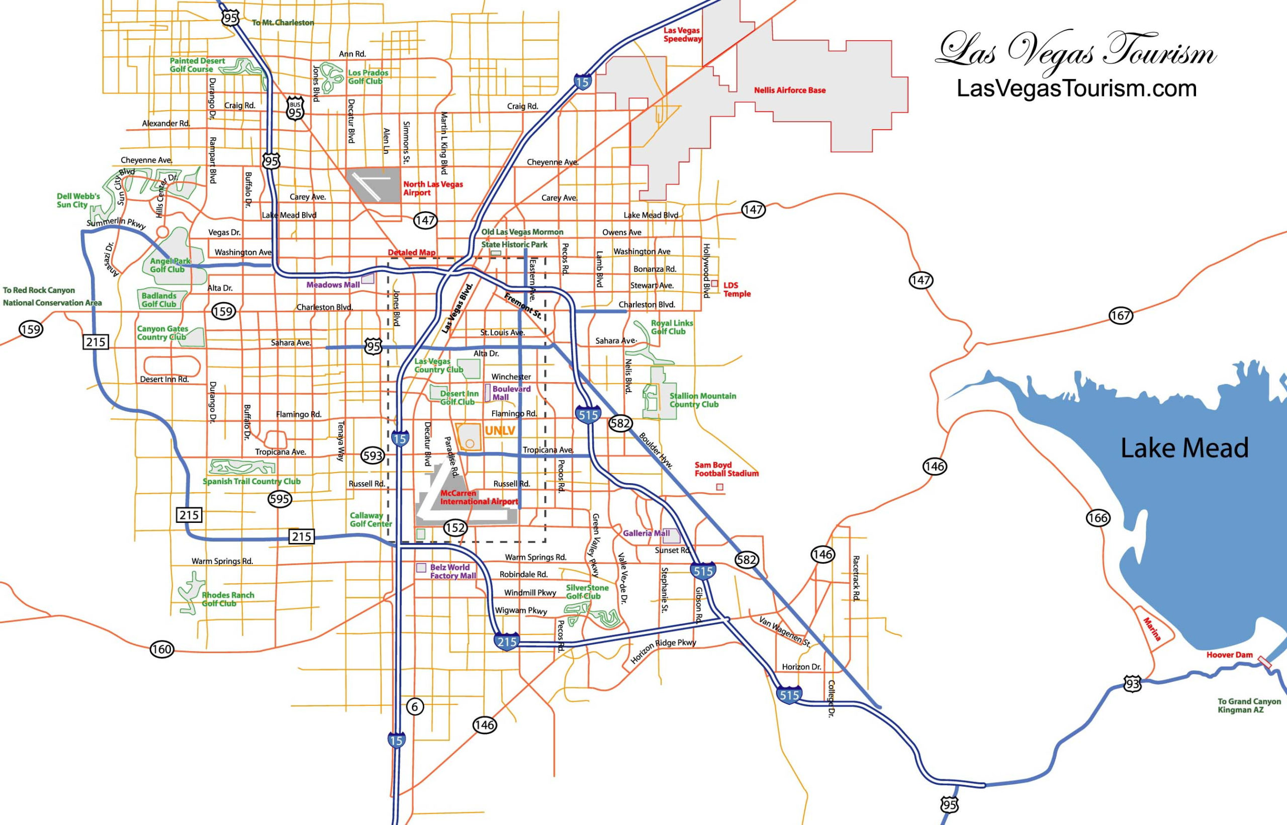 Las Vegas Map Official Site Las Vegas City Map