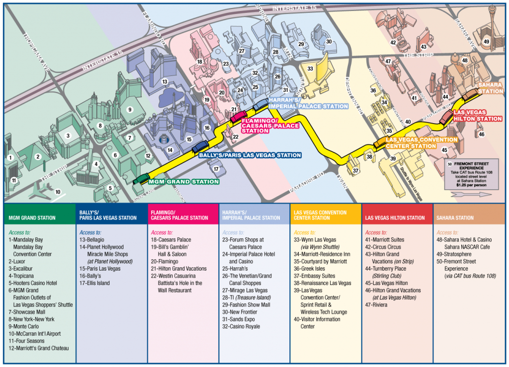 Las Vegas Strip Map 2016 Printable Printable Maps