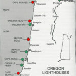 Lighthouses Of Oregon Coast Map Oregon Coast Mappery