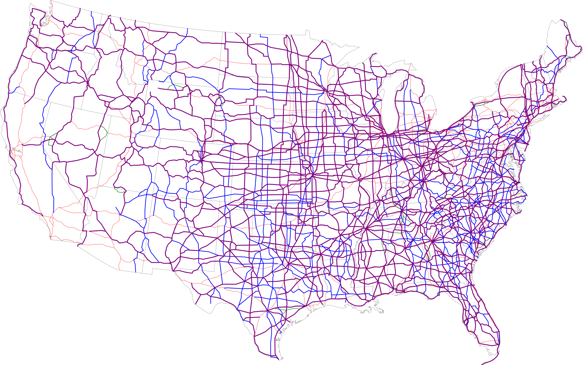 List Of United States Numbered Highways Wikipedia