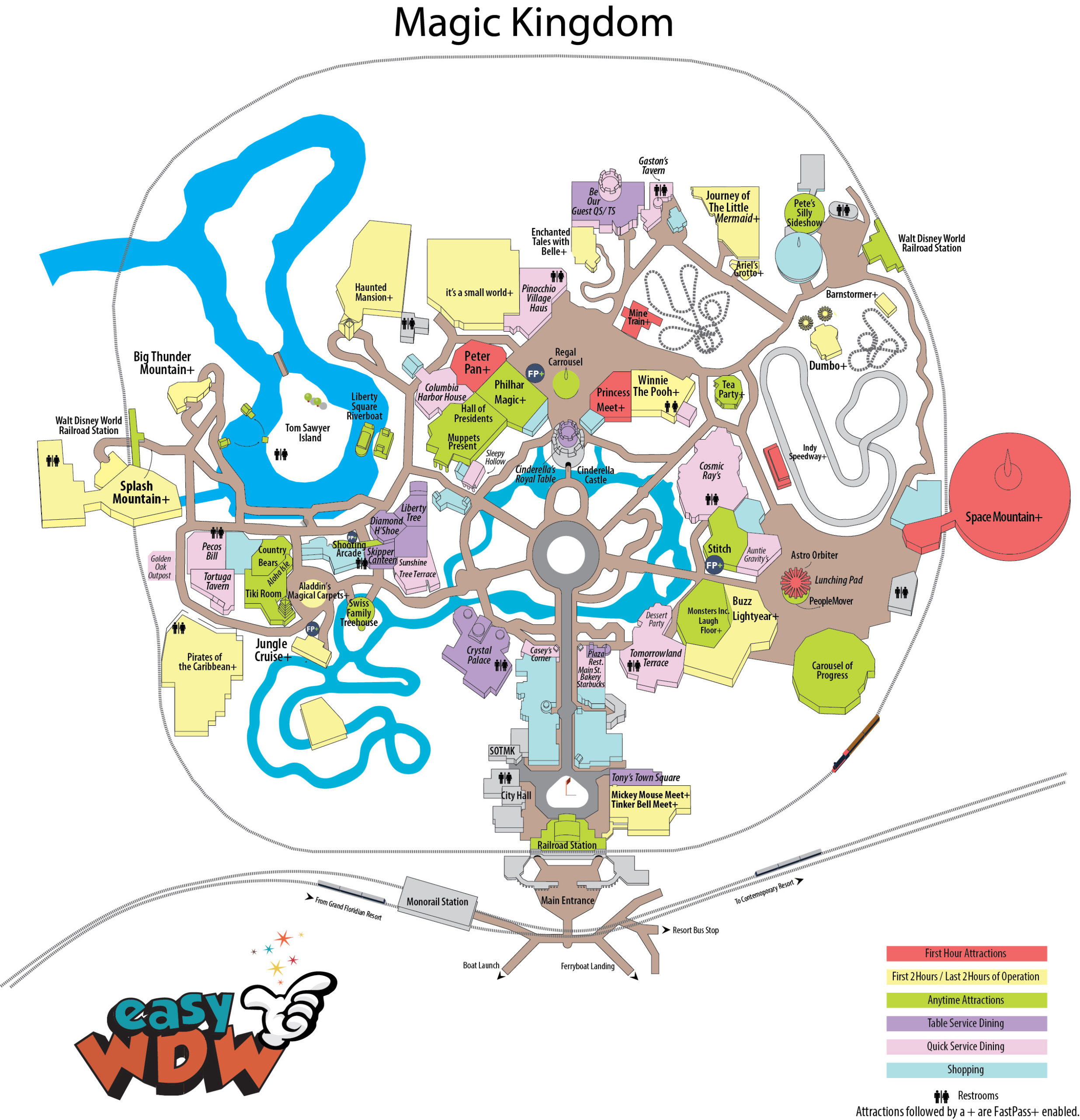 Magic Kingdom Touring Plans Rope Drop Wait Times And 