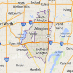 Map Of Arlington Tx