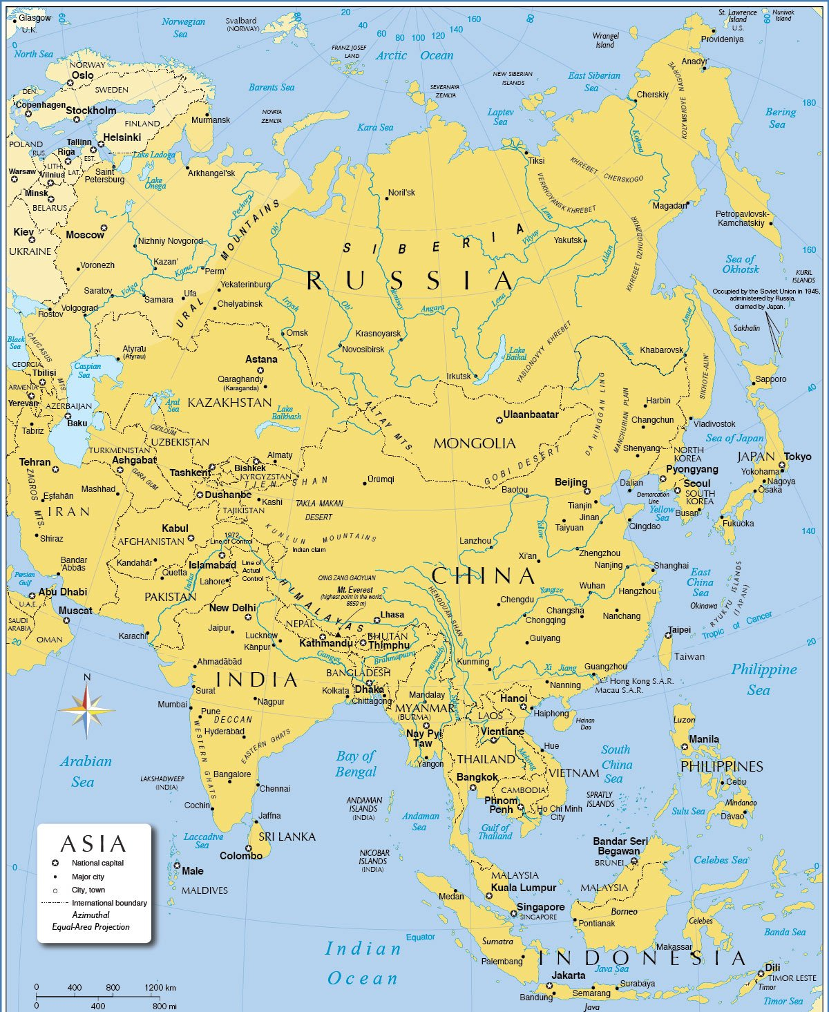 Map Of Asia Printable Large Attractive HD Map Of Asia Map Of Asia Printable Large Attractive HD Map Of Asia