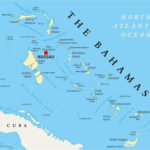 Map Of Bahamas W Out Islands Political Map Bahamas Island