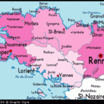 Map Of Bretagne map Of Brittany France France Atlas