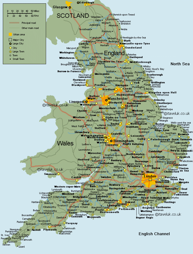 Map Of England Cities Oppidan Library Map Of England Cities Oppidan Library