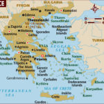 Map Of Greece A Basic Map Of Greece And The Greek Isles
