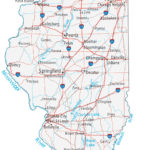 Map Of Illinois Political Physical Geographical