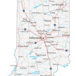 Map Of Indiana Cities And Roads GIS Geography