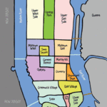 Map Of Manhattan Ny Neighborhoods Map Of Interstate
