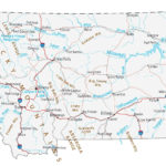 Map Of Montana Cities And Roads GIS Geography