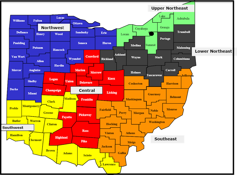 Map Of Ohio And Other Free Printable Maps