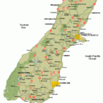 Map Of South Island New Zealand