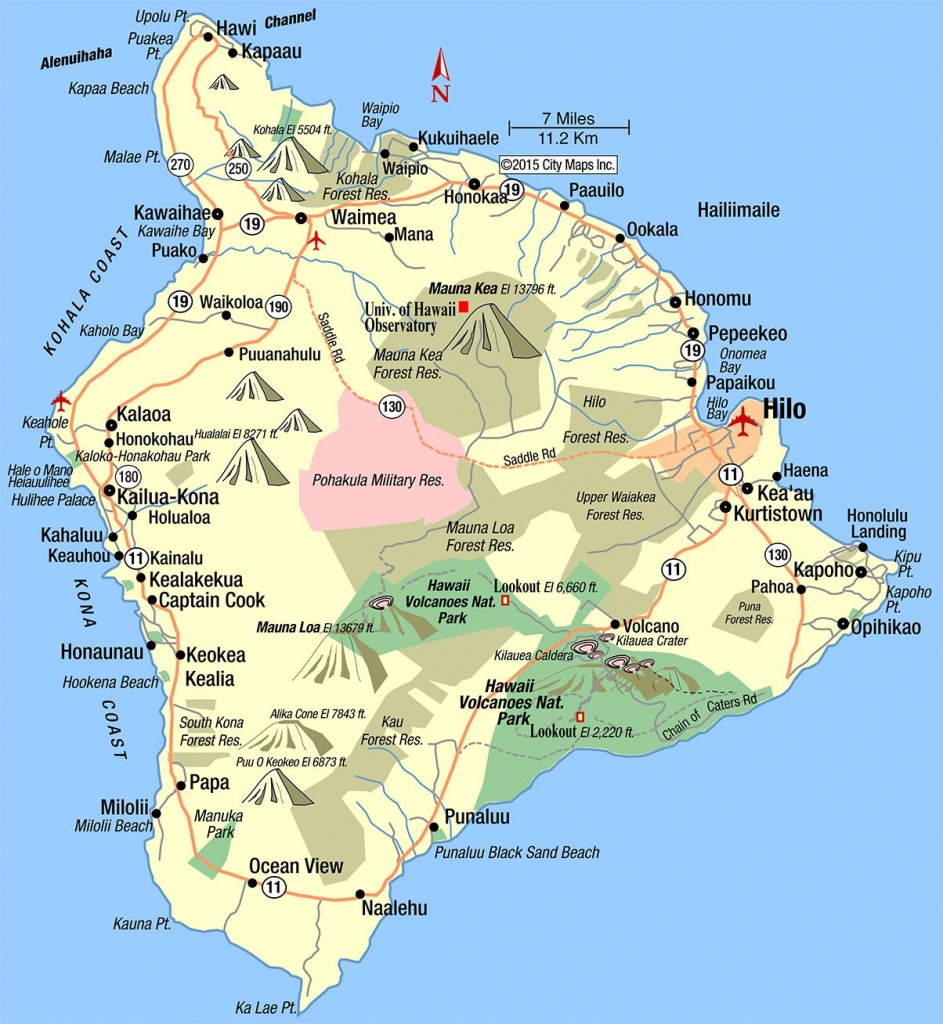 Map Of The Big Island Hawaii Printable Printable Maps Map Of The Big Island Hawaii Printable Printable Maps