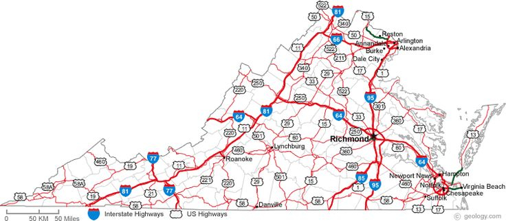 Map Of Virginia Cities Virginia City Virginia Map Map Of Virginia Cities Virginia City Virginia Map