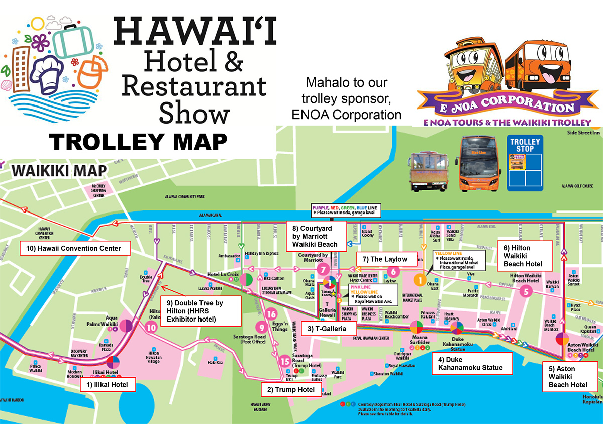 Printable Map Of Waikiki Hotels Printable Map of The United States