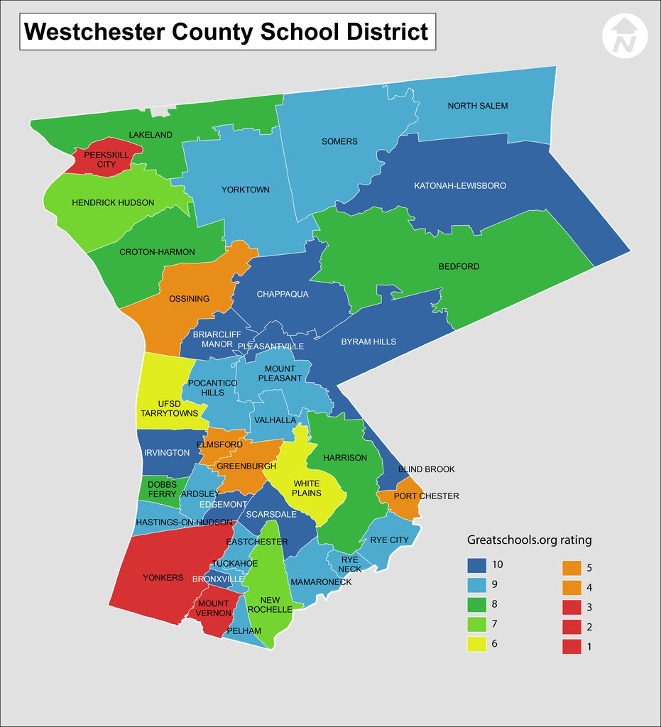 Map Of Westchester County CVLN RP