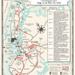 Map The 1776 New York Campaign George Washington s