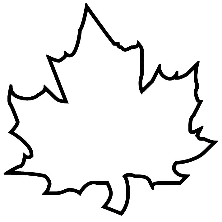 Maple Leaf Stencil ClipArt Best
