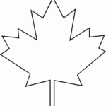 Maple Leaf Stencil Printable ClipArt Best