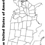 MAPS Coloring Pages Map Of The USA United States Map