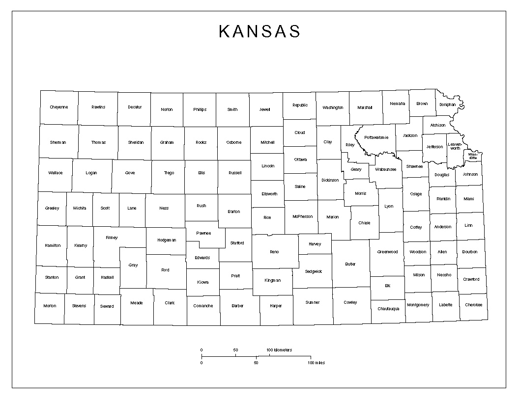 Maps Of Kansas Maps Of Kansas