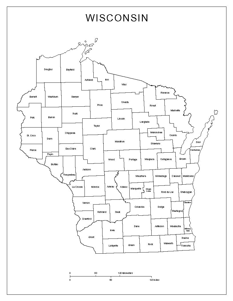 Maps Of Wisconsin