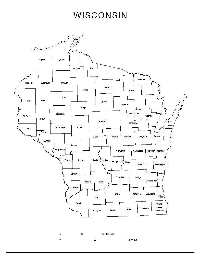Maps Of Wisconsin Maps Of Wisconsin