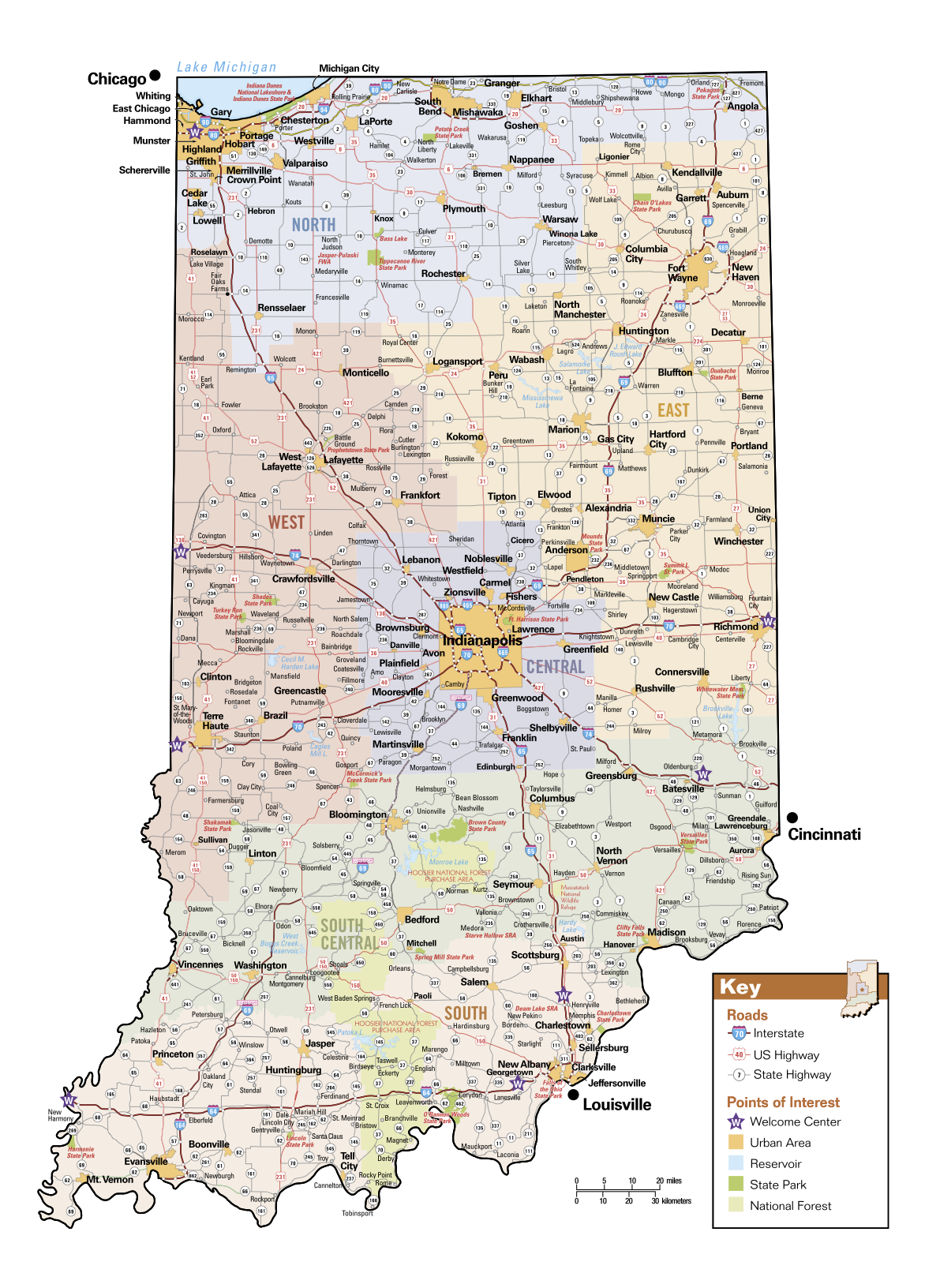 Maps Visit Indiana