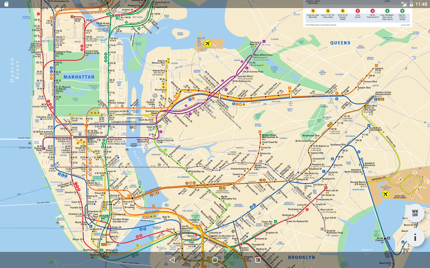 Mobile Large Printable Nyc Subway Map Mobile large printable nyc subway map