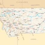 Montana Reference Map Mapsof Net