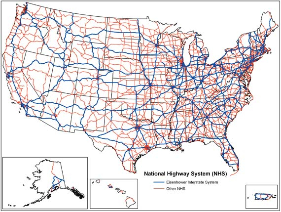 National Highway System United States Wikipedia