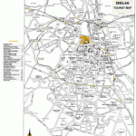 New Delhi Tourist Map New Delhi Mappery
