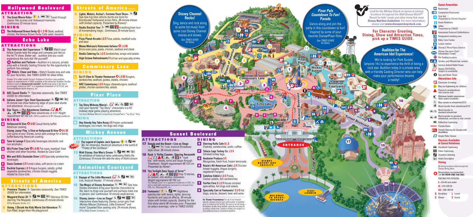 New Park Maps Released Today Include My Disney Experience 