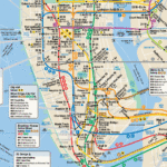 New York City Subway Map Printable New York City Map