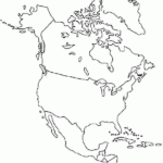 North America Coloring Page Coloring Home