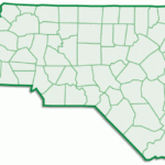 North Carolina County Map