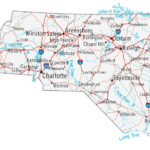 North Carolina Map Cities And Roads GIS Geography