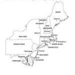 Northeast States And Capitals Map Printable Map