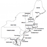 Northeast States And Capitals Map Quiz Printable Map