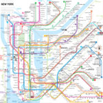 Nyc Subway Map Hi Res Intended For Manhattan Subway Map